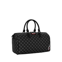 SHARKS IN PARIS WTF BUBBLY BLACK CHECK MINI DUFFLE