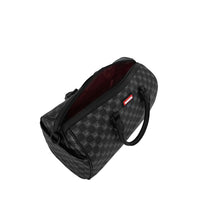 SHARKS IN PARIS WTF BUBBLY BLACK CHECK MINI DUFFLE
