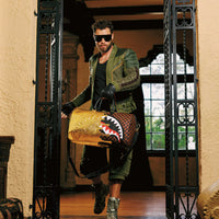 SHARKS IN PARIS GOLD DRIP DUFFLE