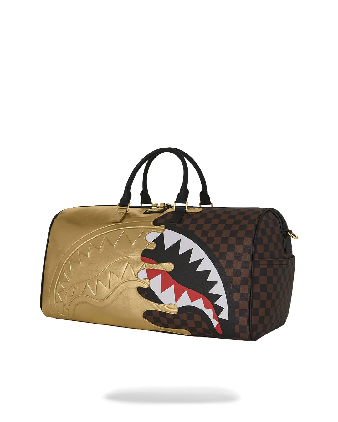 SHARKS IN PARIS GOLD DRIP DUFFLE