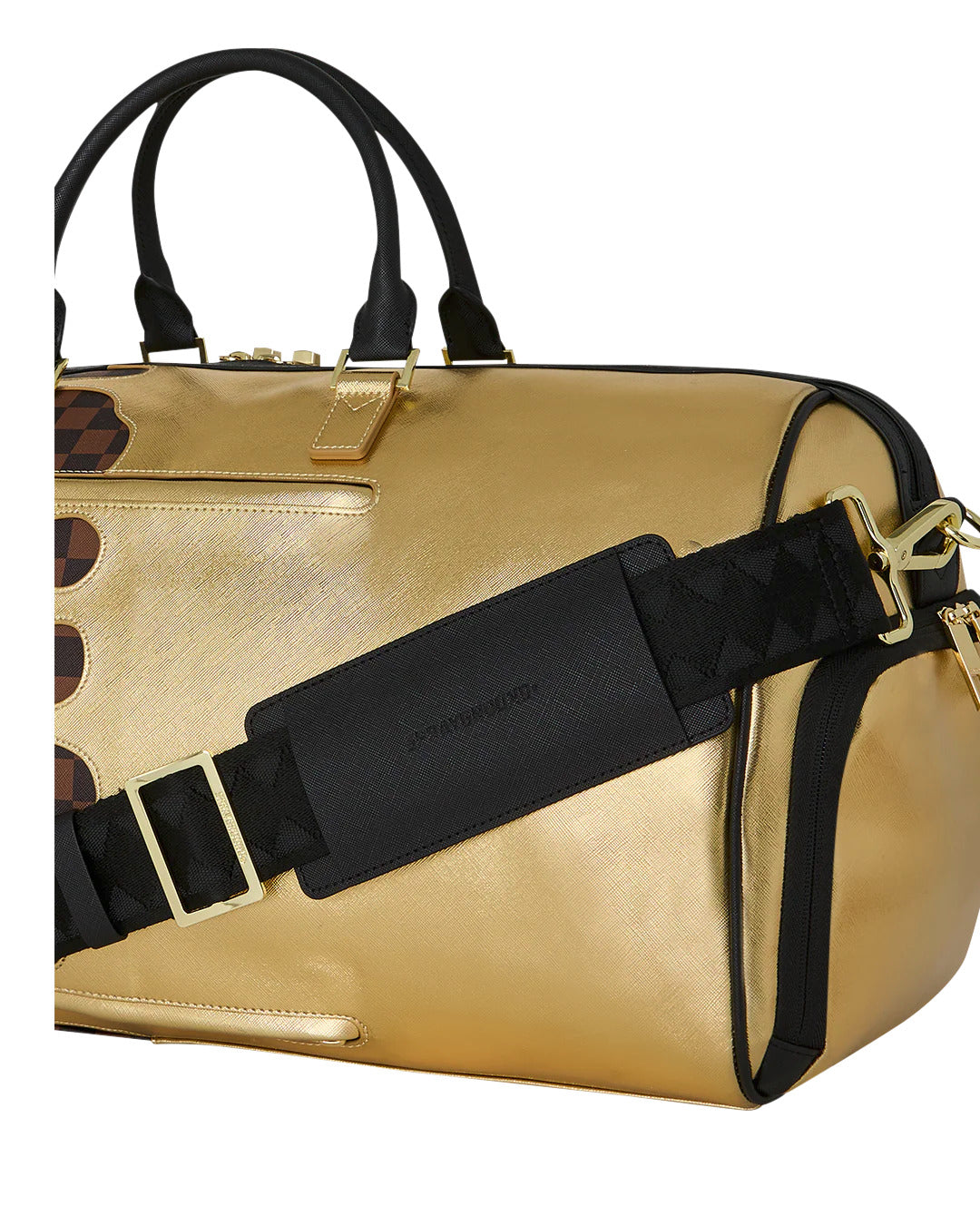 SHARKS IN PARIS GOLD DRIP DUFFLE