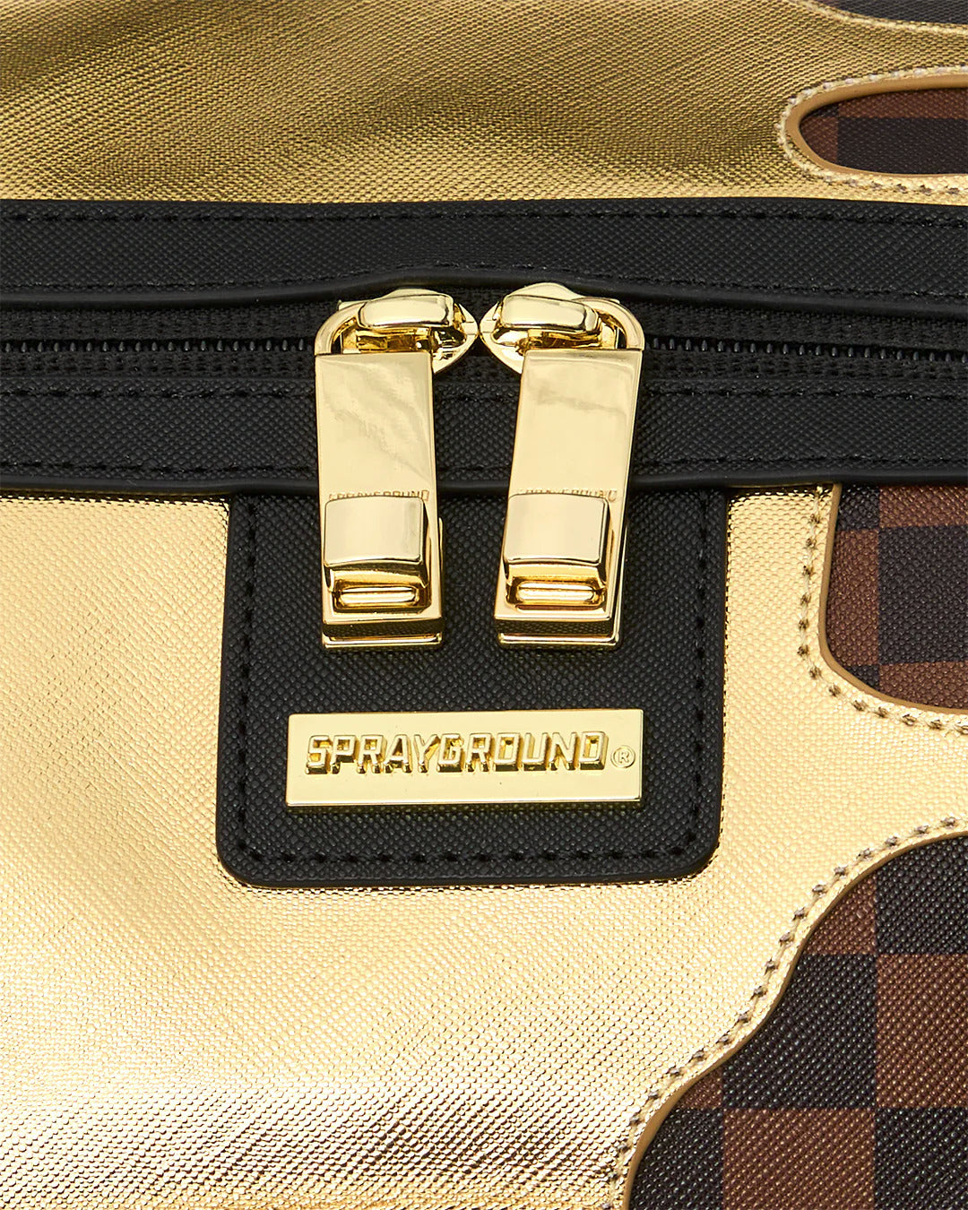 SHARKS IN PARIS GOLD DRIP DUFFLE