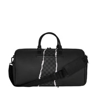 CENTER RIP REVEALING GRAY CHECK MINI DUFFLE