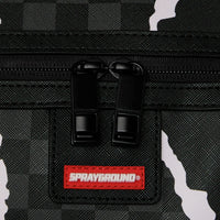 CENTER RIP REVEALING GRAY CHECK MINI DUFFLE