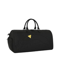 BLACKED OUT EMBOSSED GOLD TOOTH DUFFLE