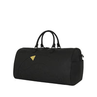 BLACKED OUT EMBOSSED GOLD TOOTH DUFFLE