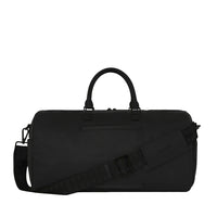 BLACKED OUT EMBOSSED GOLD TOOTH DUFFLE