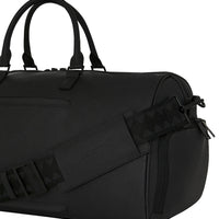 BLACKED OUT EMBOSSED GOLD TOOTH DUFFLE