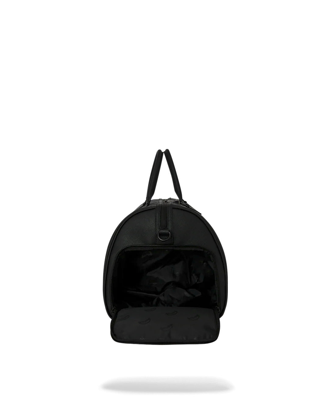 BLACKED OUT EMBOSSED GOLD TOOTH DUFFLE
