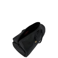 BLACKED OUT EMBOSSED GOLD TOOTH DUFFLE