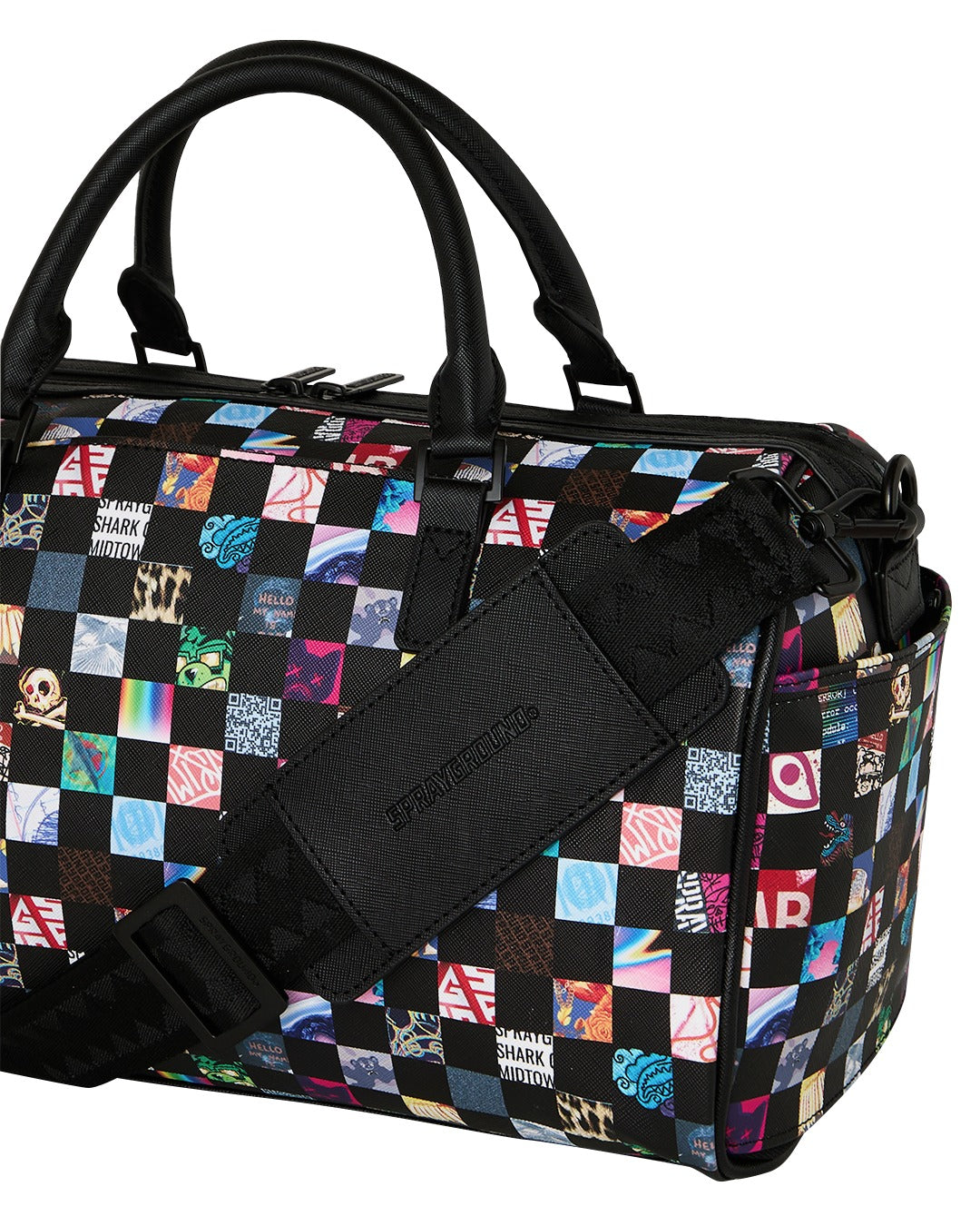 CRAZY CHECK MINI DUFFLE
