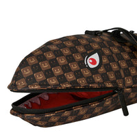 SHARKS IN PARIS WTF BUBBLE BROWN CHECK SHARK DUFFLE