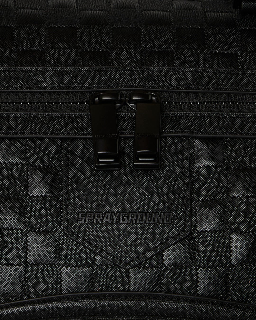 RAISED CHECK DUFFLE