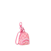 PINK NEW CHECK FACES BACKPACK KEYCHAIN