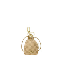 2 TONE GOLD TRINITY BACKPACK KEYCHAIN