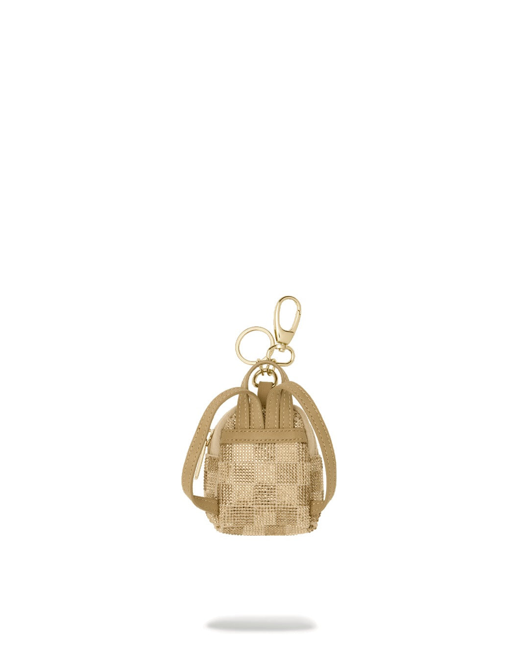 2 TONE GOLD TRINITY BACKPACK KEYCHAIN