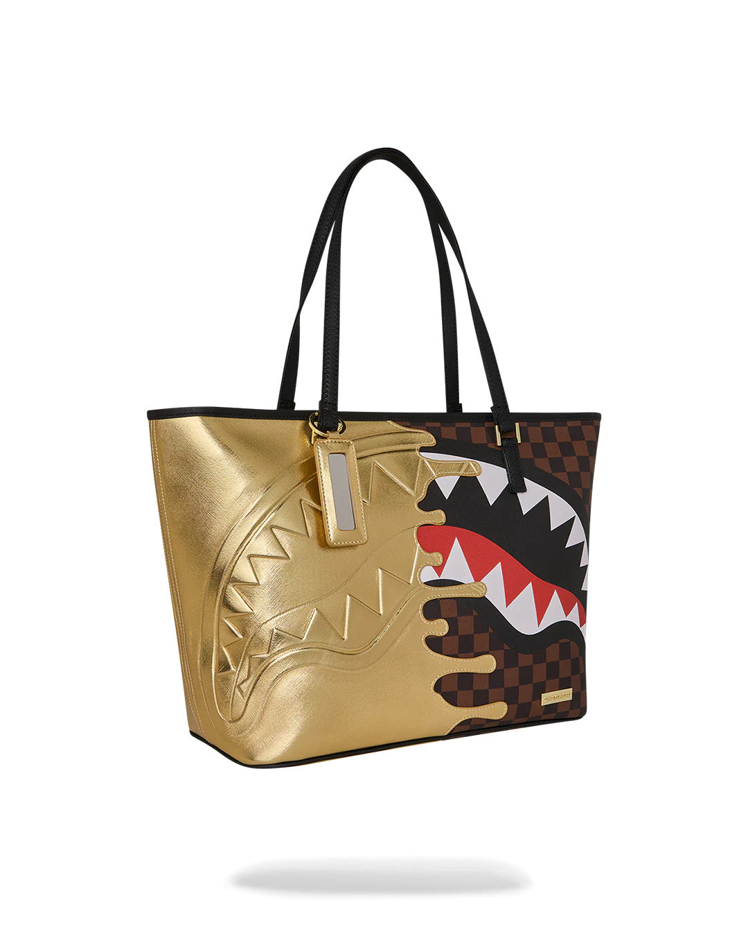 SHARKS IN PARIS GOLD DRIP TOTE