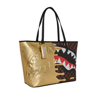SHARKS IN PARIS GOLD DRIP TOTE