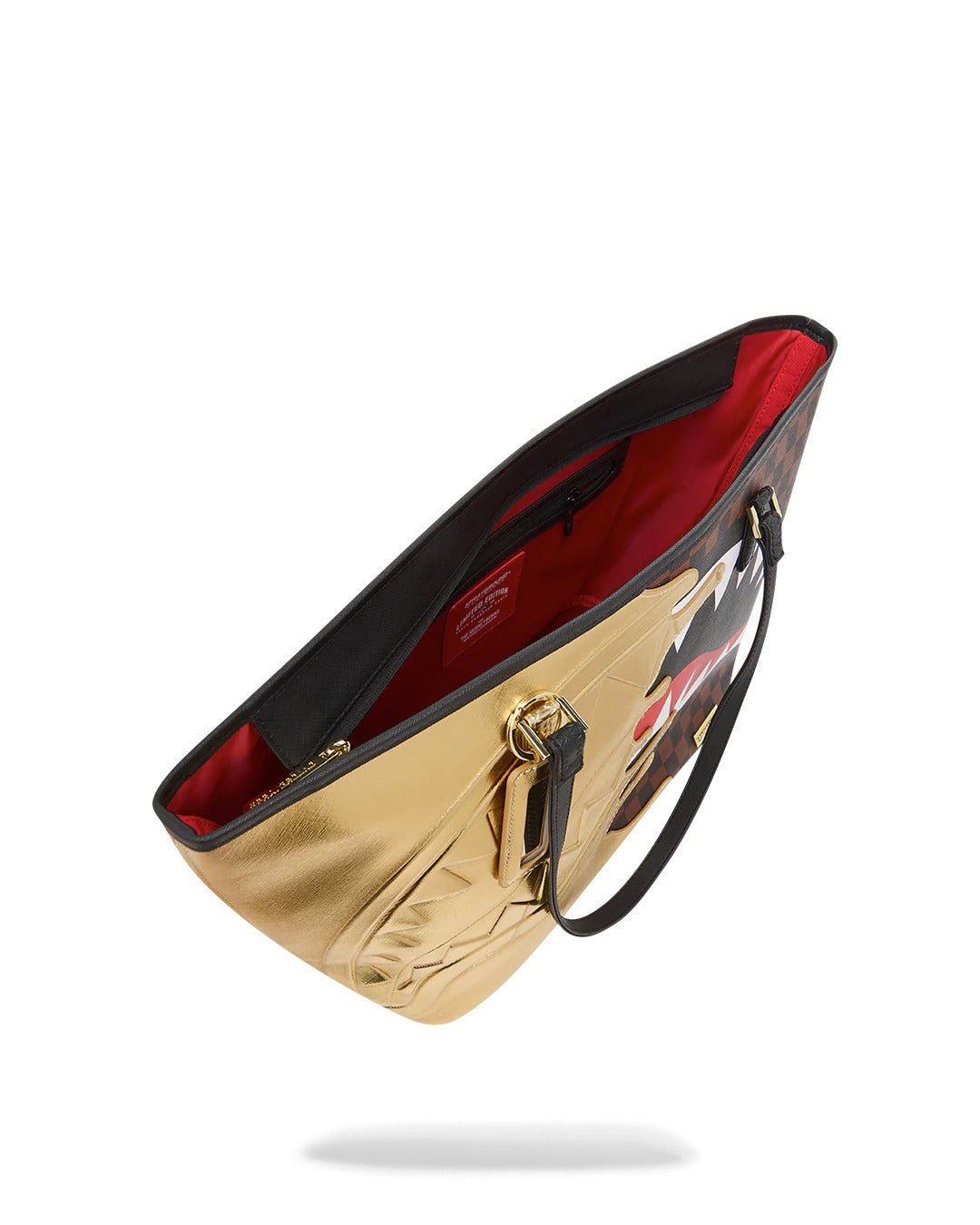 SHARKS IN PARIS GOLD DRIP TOTE