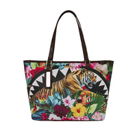 FLOWERING JUNGLE SHARK 2 TOTE
