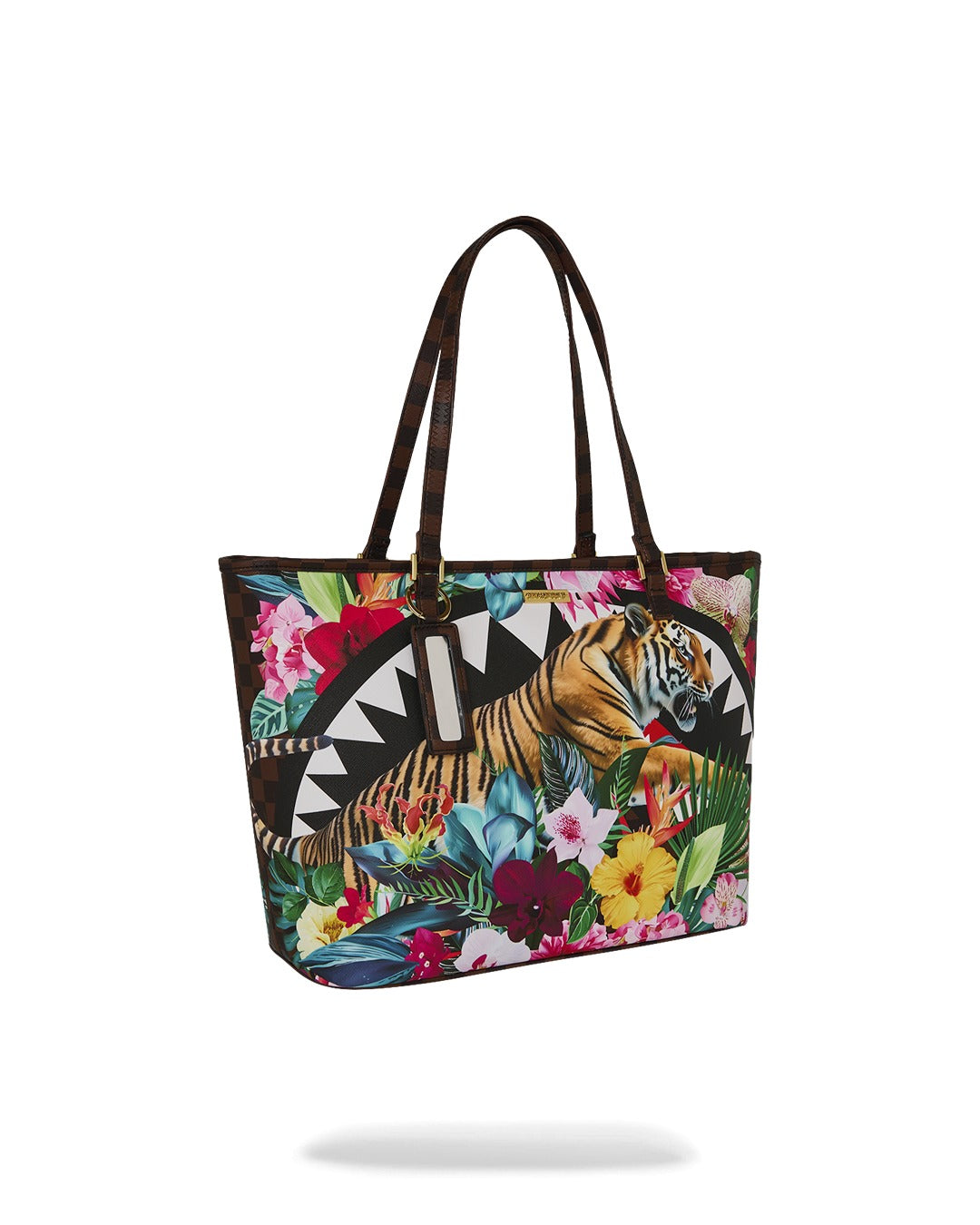 FLOWERING JUNGLE SHARK 2 TOTE