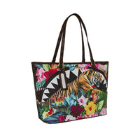 FLOWERING JUNGLE SHARK 2 TOTE