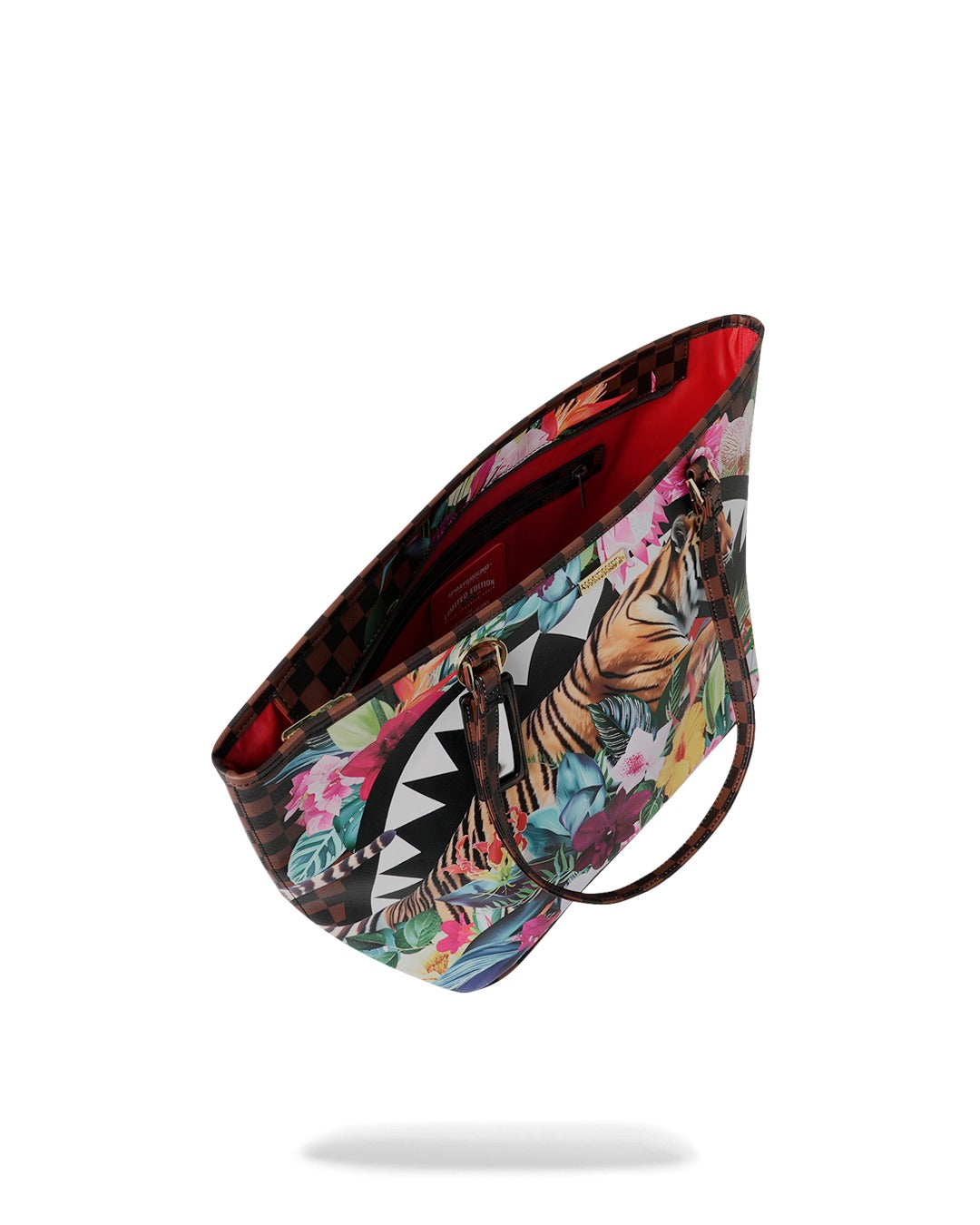FLOWERING JUNGLE SHARK 2 TOTE
