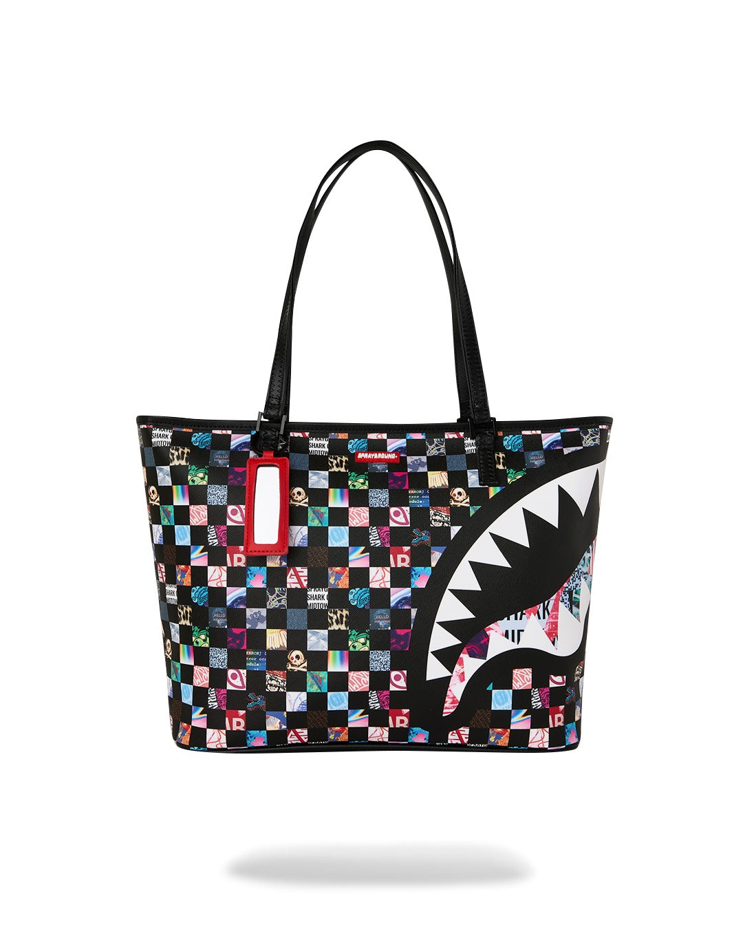 CRAZY CHECK TOTE