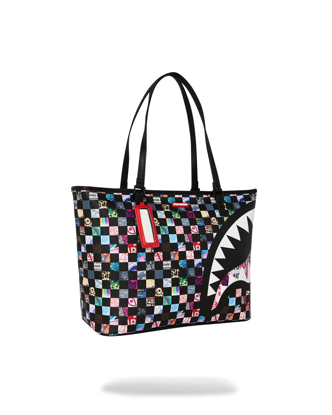 CRAZY CHECK TOTE