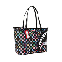 CRAZY CHECK TOTE