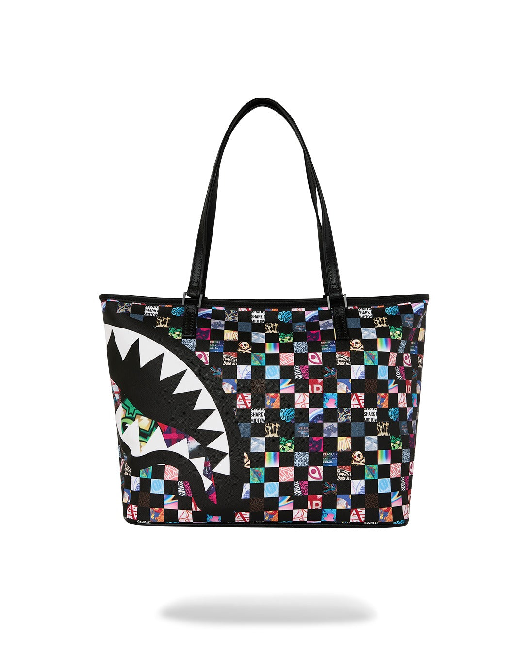 CRAZY CHECK TOTE