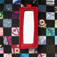 CRAZY CHECK TOTE