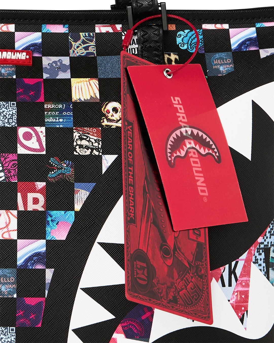 CRAZY CHECK TOTE
