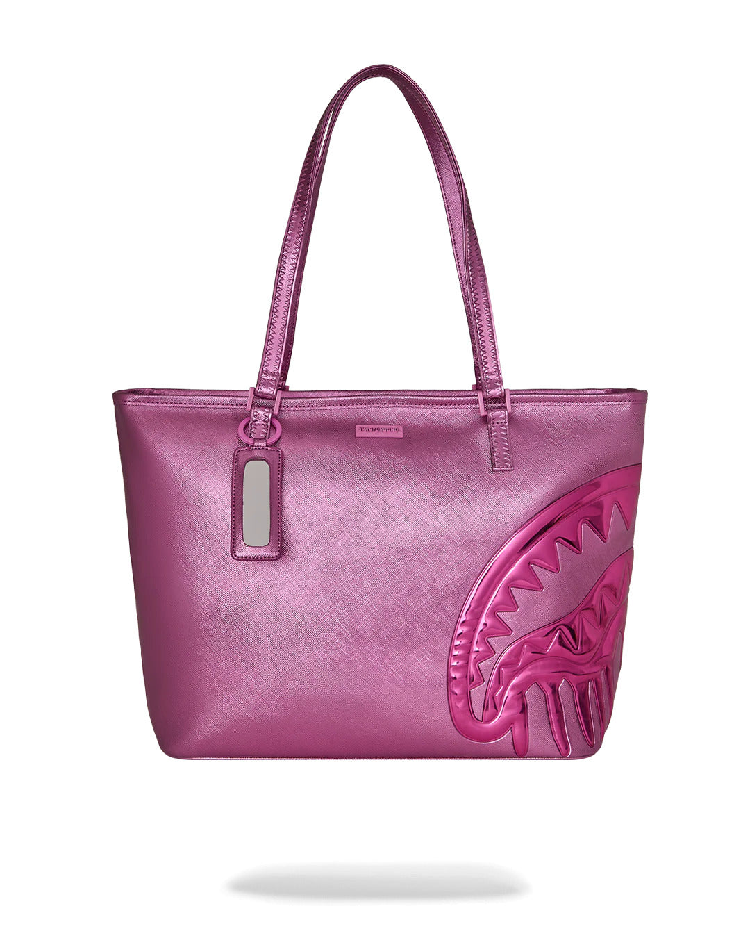METALLIC PINK METALLIC DRIP TOTE