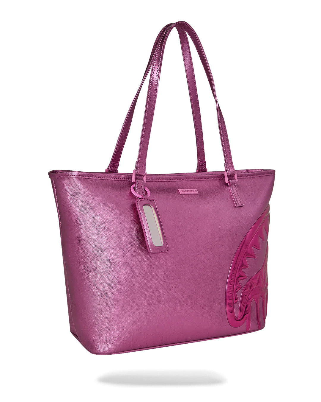 METALLIC PINK METALLIC DRIP TOTE