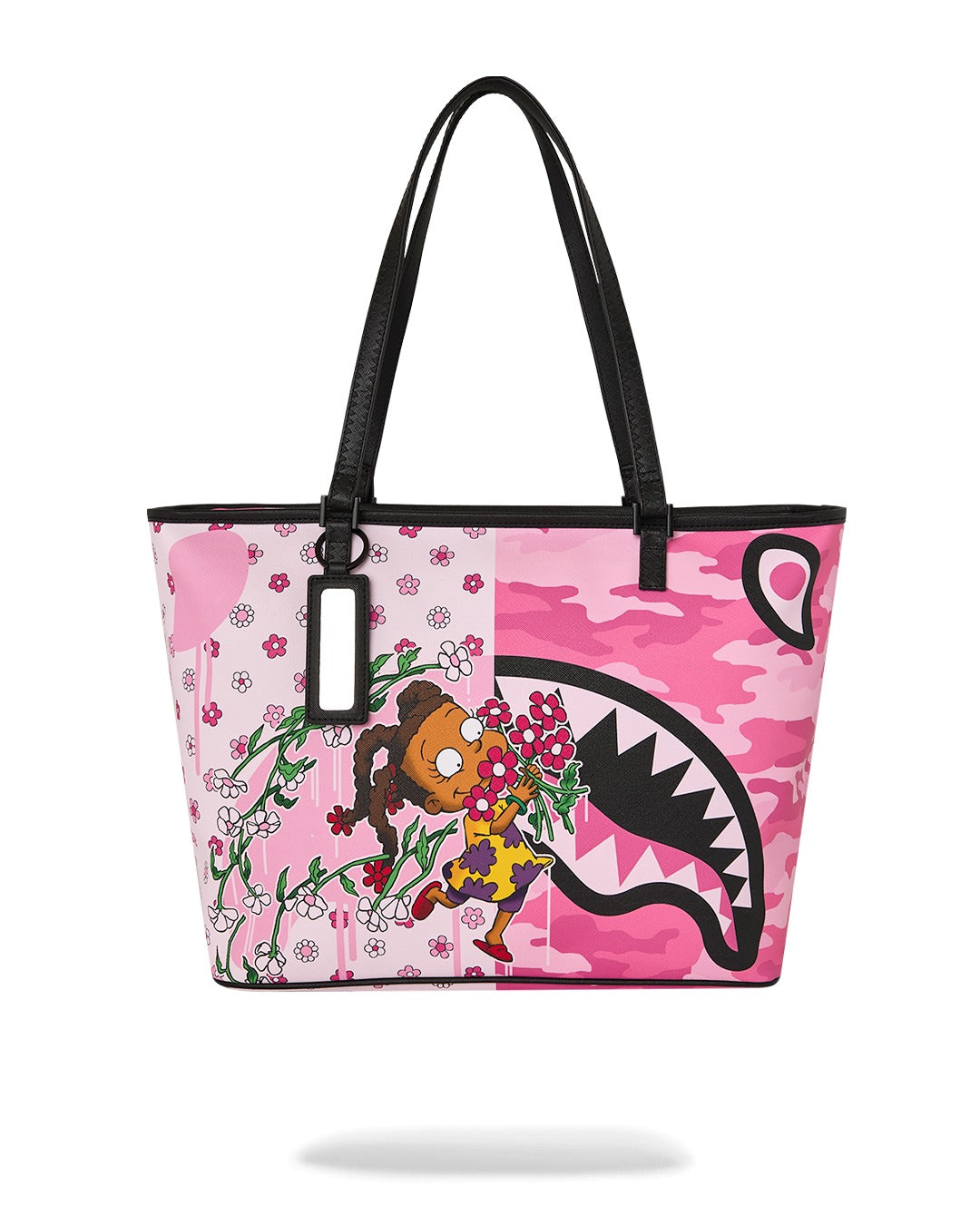 RUGRATS SUSIE FLOWERS AND CAMO TOTE