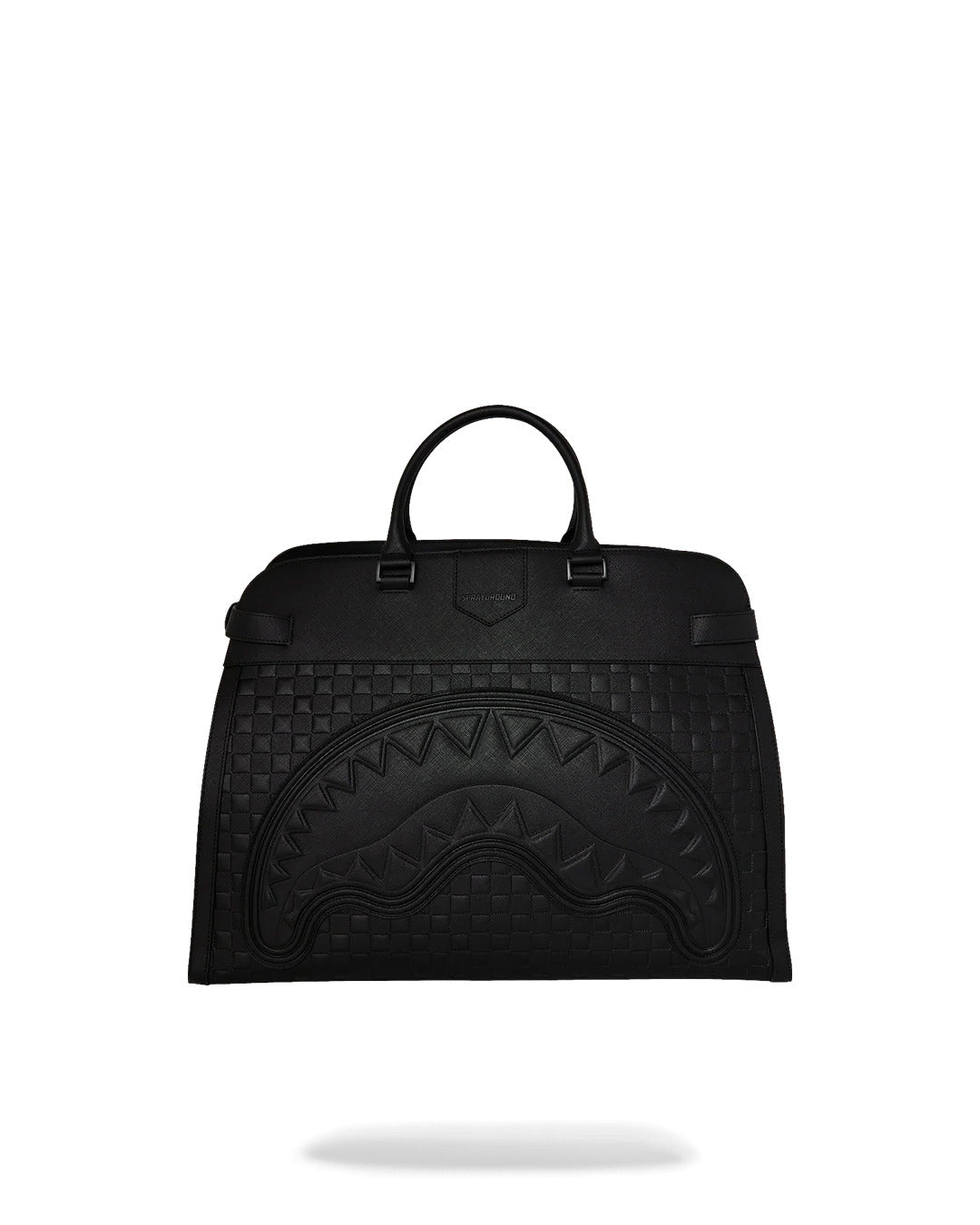 RAISED CHECK TRAVEL TOTE