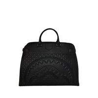 RAISED CHECK TRAVEL TOTE
