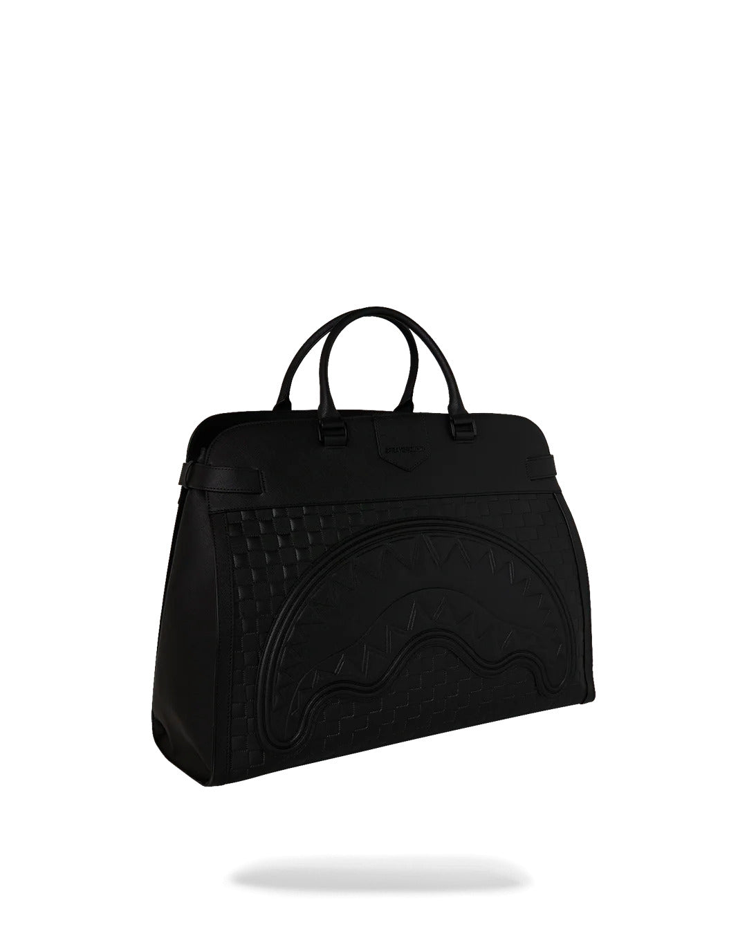 RAISED CHECK TRAVEL TOTE