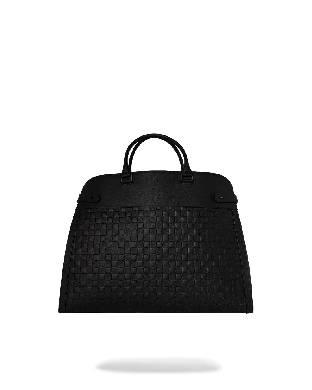 RAISED CHECK TRAVEL TOTE