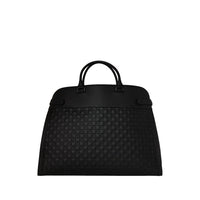 RAISED CHECK TRAVEL TOTE