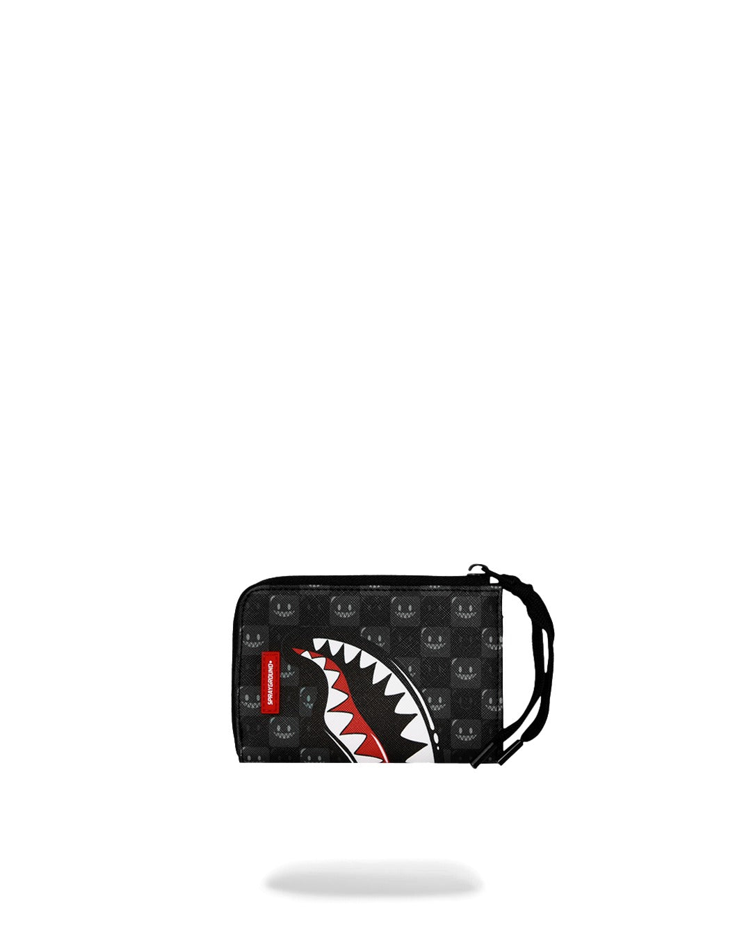 SHARKS IN PARIS WTF BUBBLY BLACK CHECK WALLET