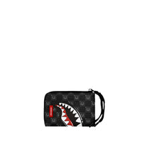 SHARKS IN PARIS WTF BUBBLY BLACK CHECK WALLET