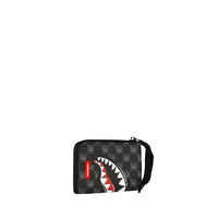 SHARKS IN PARIS WTF BUBBLY BLACK CHECK WALLET