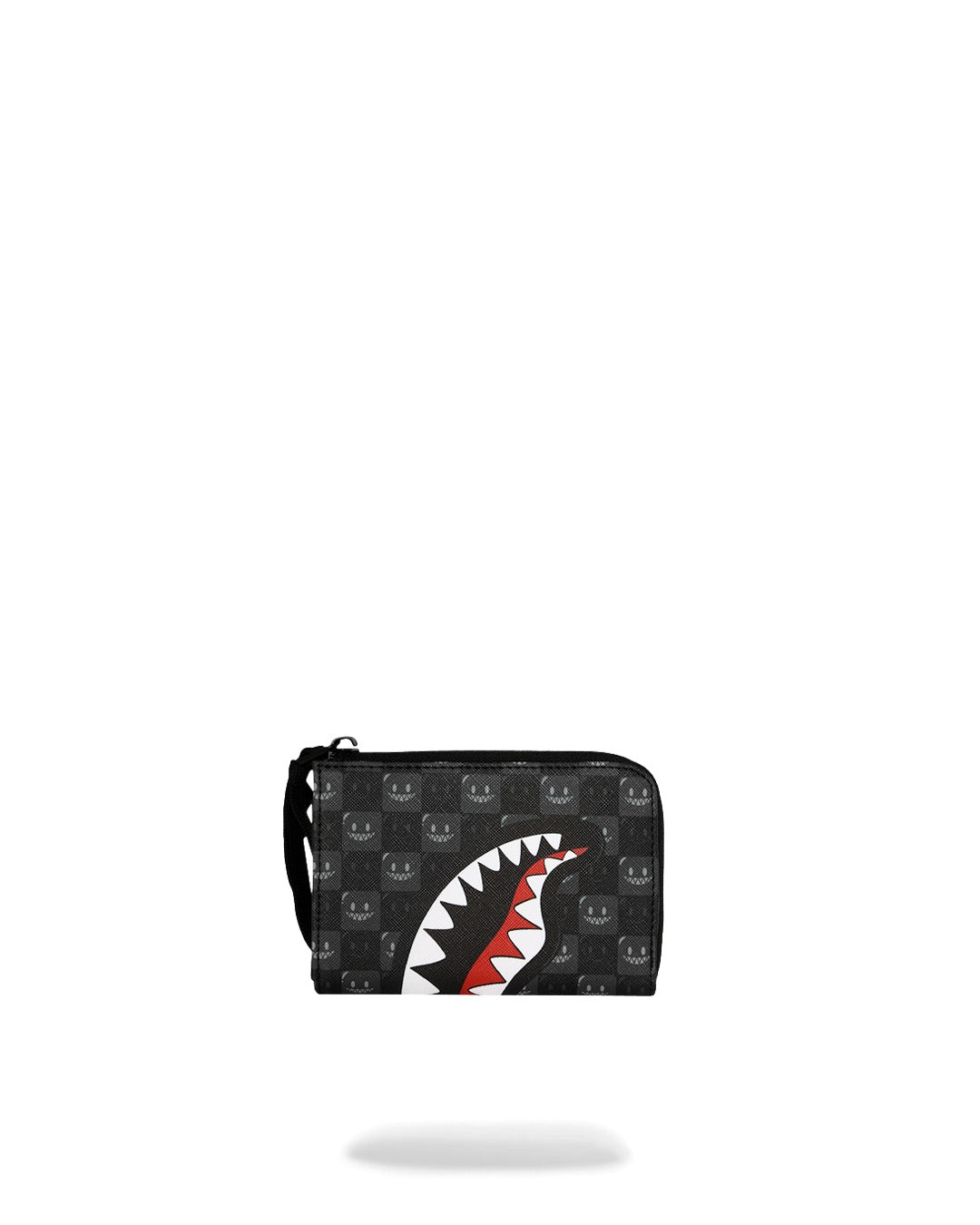 SHARKS IN PARIS WTF BUBBLY BLACK CHECK WALLET