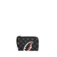 SHARKS IN PARIS WTF BUBBLY BLACK CHECK WALLET
