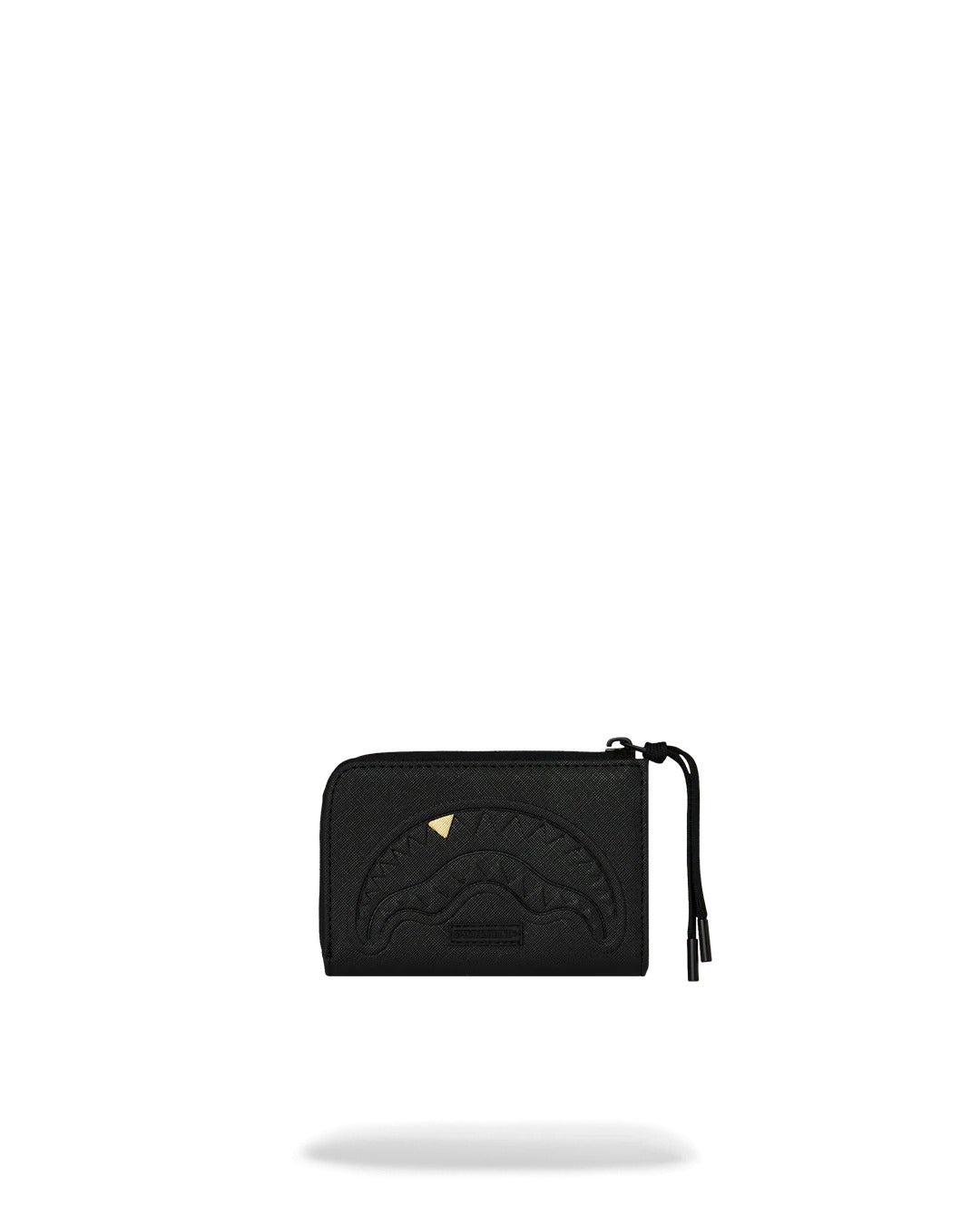 BLACKED OUT EMBOSSED GOLD TOOTH WALLET