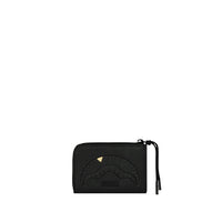 BLACKED OUT EMBOSSED GOLD TOOTH WALLET