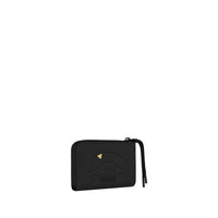 BLACKED OUT EMBOSSED GOLD TOOTH WALLET