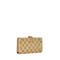 2 TONE GOLD TRINITY SINGLE FOLD WALLET